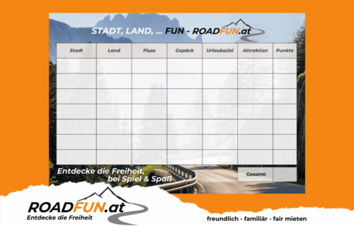 Spieleblock "Stadt Land...FUN"